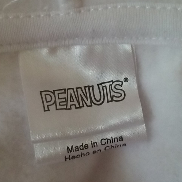 New Peanuts Crop Top Hoodie - SZ XL - Picture 5 of 6